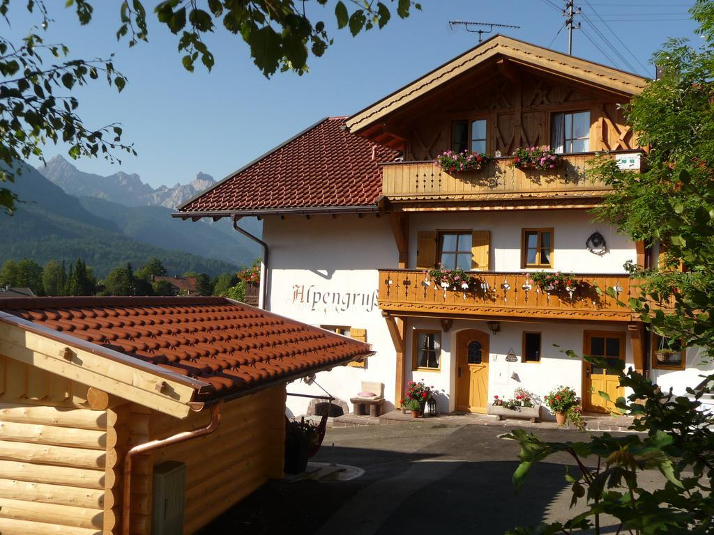 Gastehaus Alpengruss Hotel Wallgau Exterior photo